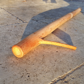 Bouffadou artisanal en bois de pin – Fait à la main en Lozère – Traditionnel – Vivre dans la nature