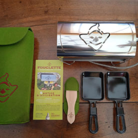 Réchaud de camping écologique éco-conçu raclette – Fabriqué en France – Fouclette