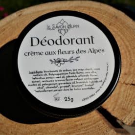 Déodorant naturel – Parfum Fleurs de Savoie – Fabriqué en France – 25 ml – Le Savon Alpin