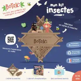 Kit hôtel à insectes bricolage enfants – Botaki