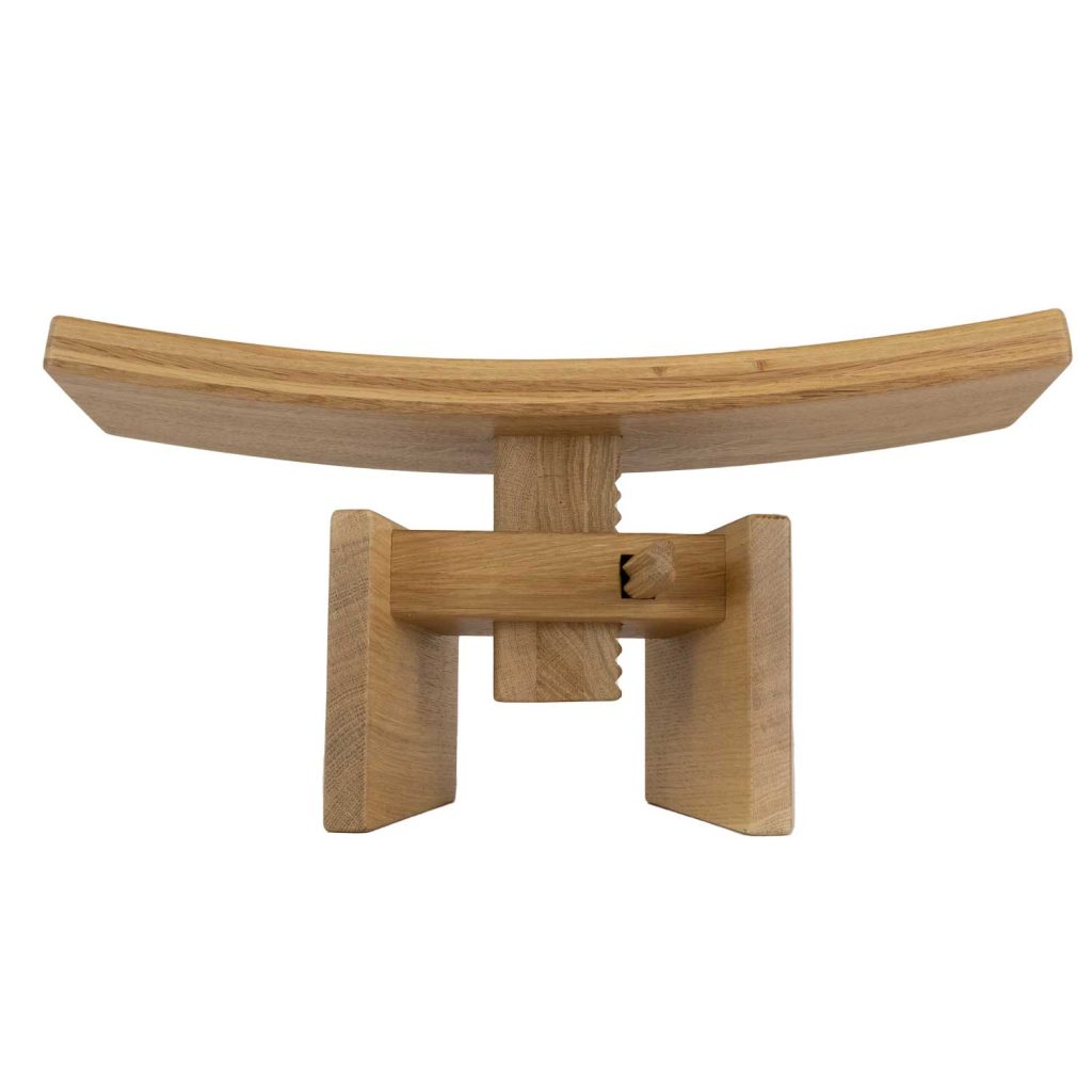 banc de méditation en bois éco conçu fabriqué en france hauteur ajustable