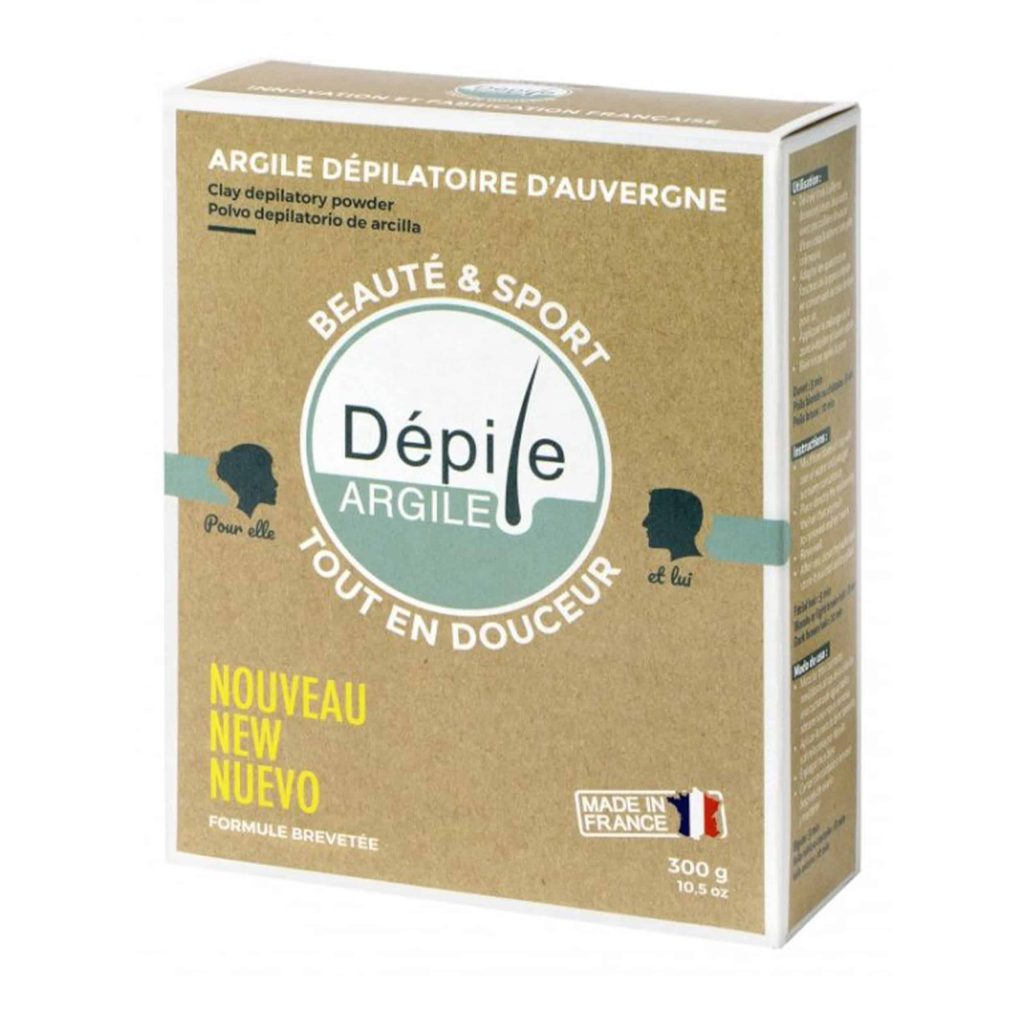 crème dépilatoire écologique et éco responsable fabriquée en france dépile argile