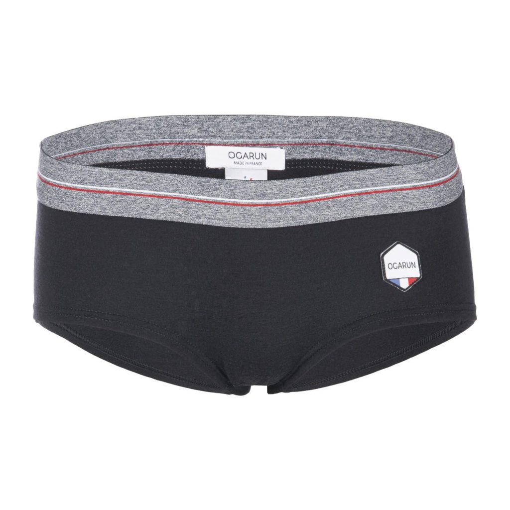 culotte en laine mérinos eco conçue et respirante bleu nuit femme ogarun