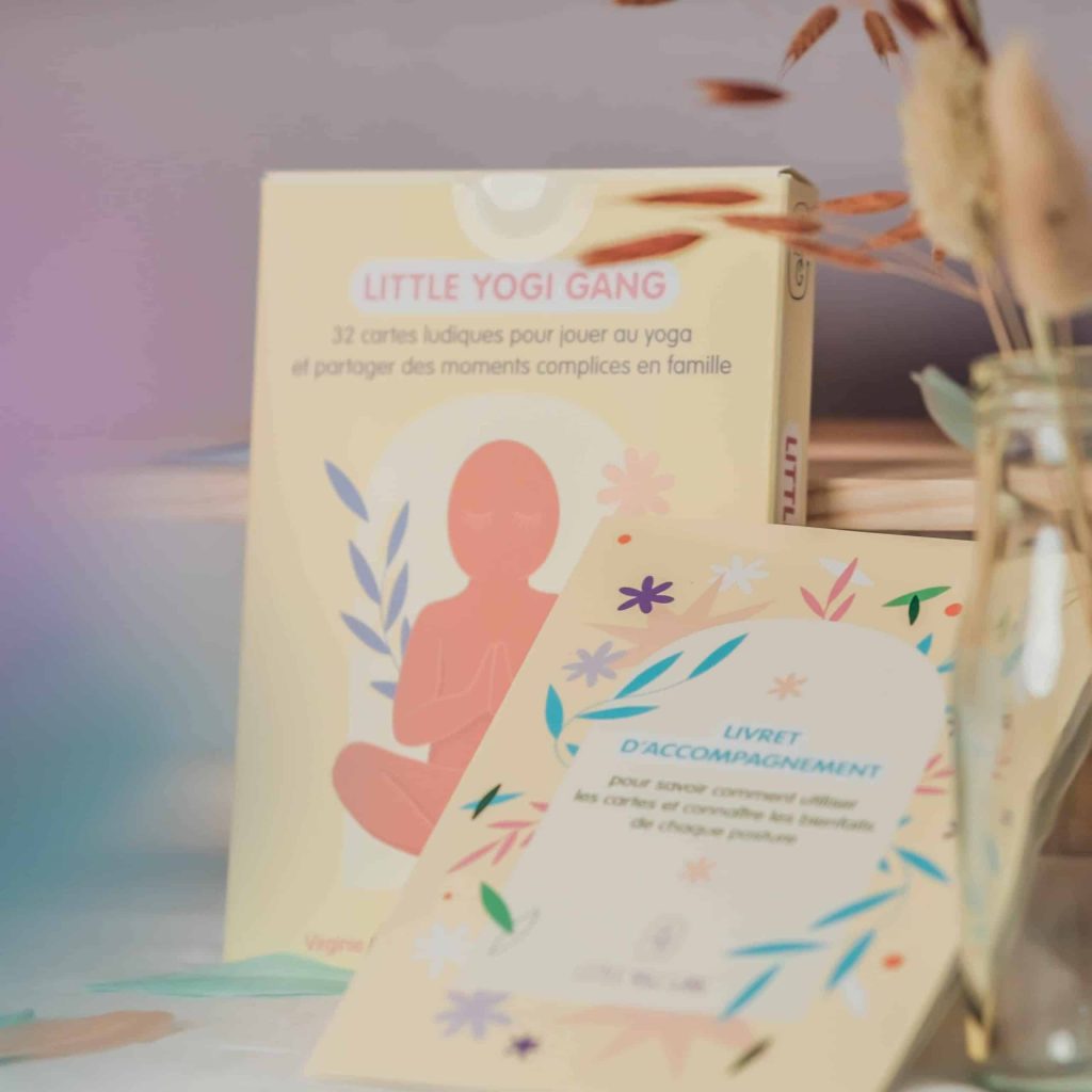 jeu de cartes relaxation et yoga little yogi gang