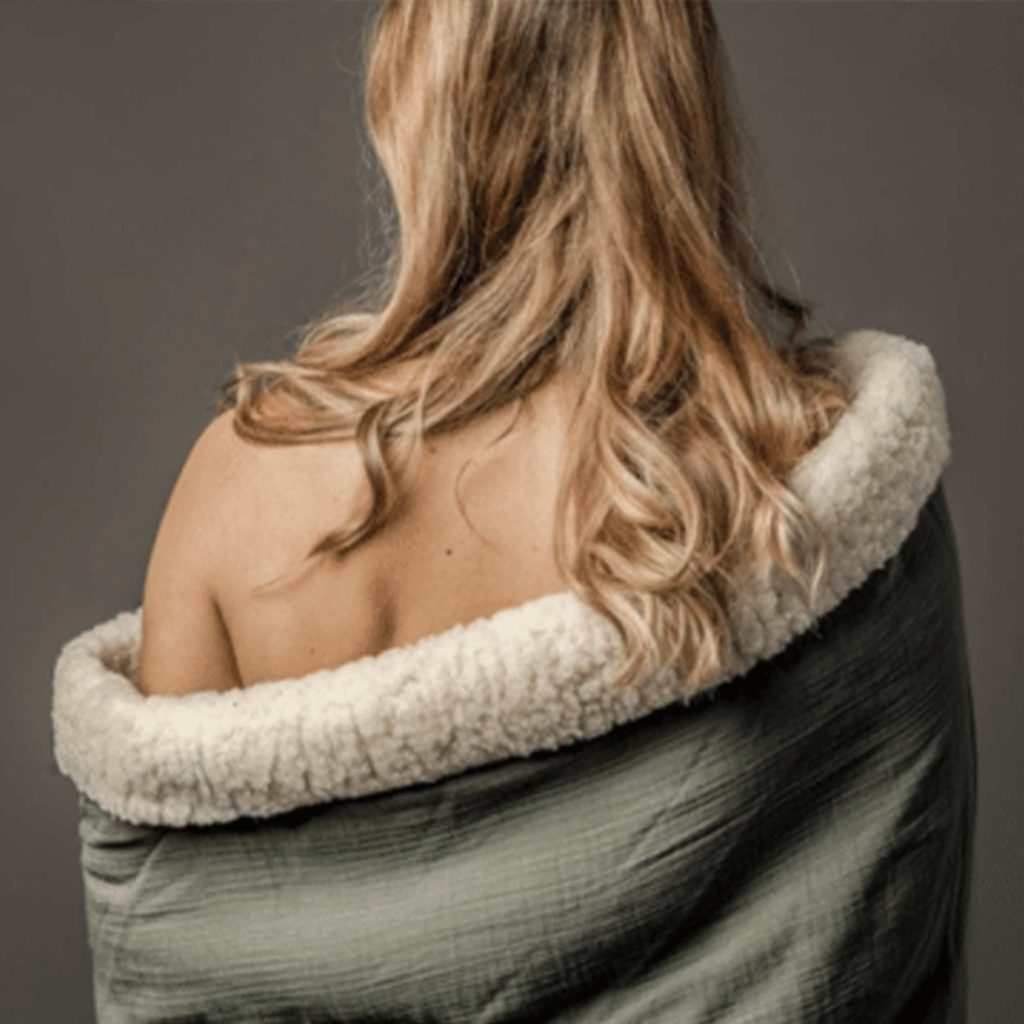 le plaid en laine naturelle française et coton bio éco responsable