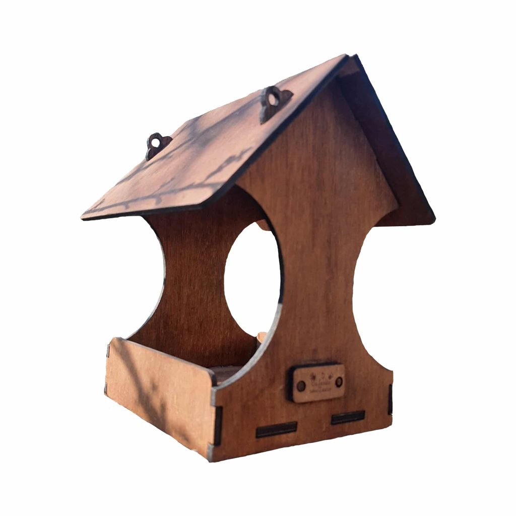 mangeoire à oiseaux en bois éco responsable et fabriqué en france