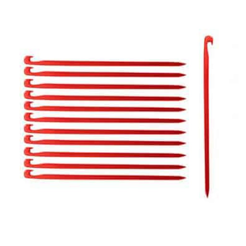 pack de 12 sardines piquets de fixation pour tentes et abris qaou outdoor