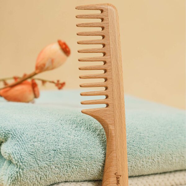 Peigne à Grosses Dents - Longueur 19.5 Cm - Démêle Tous Types De Cheveux - Neuf - 1 An Garantie