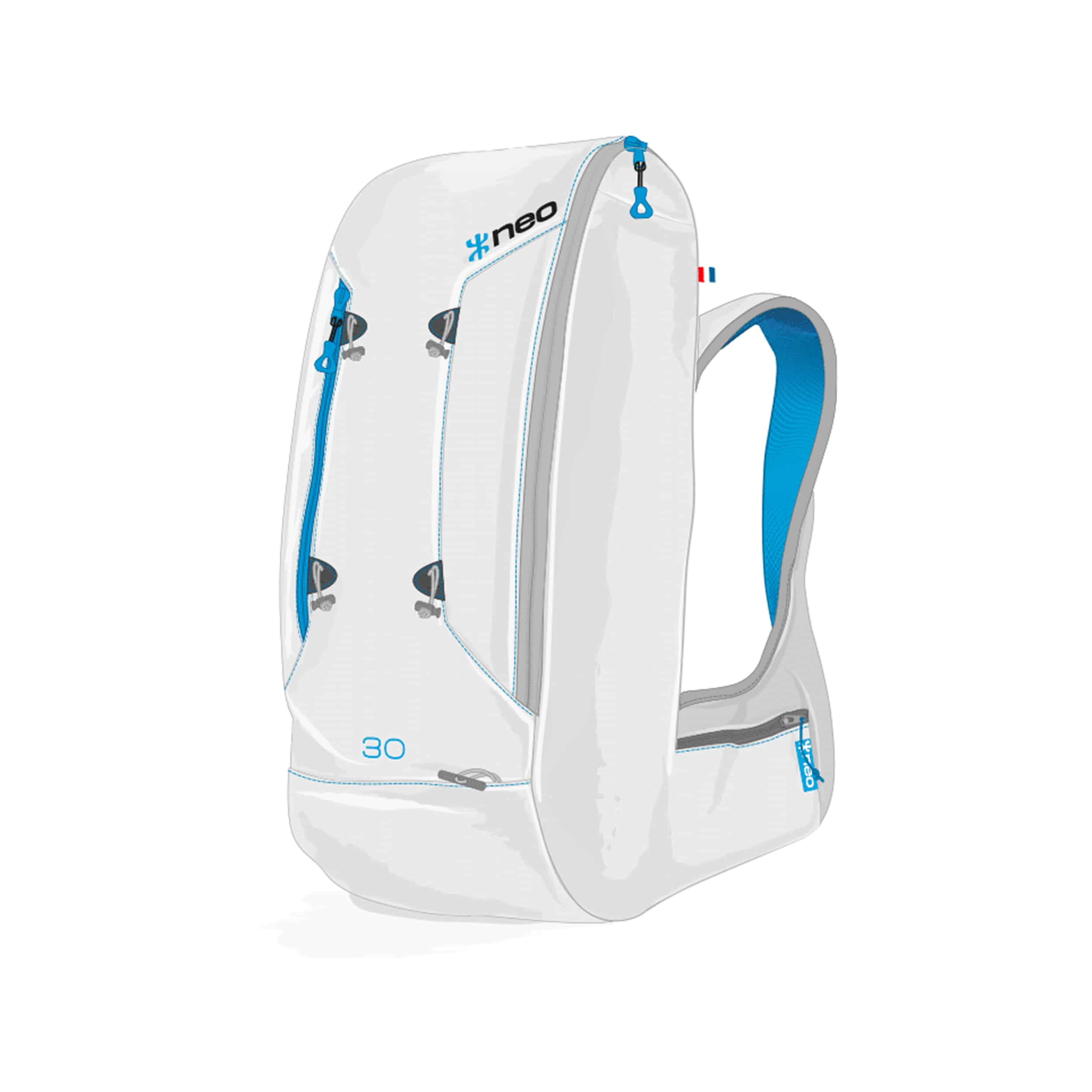 Sac à Dos Randonnée 24L Leyrens – Ultraléger, Pliable, Avec Porte Réservoir D’hydratation