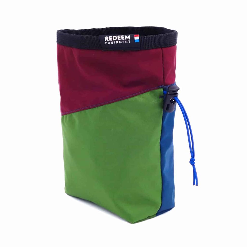 sac à magnésie éco conçu upcyclé fabriqué en france vert