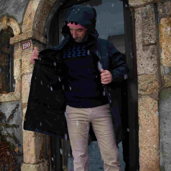 Veste Imperméable Horse Pilot Long Raintech Homme Vêtement Cavalier